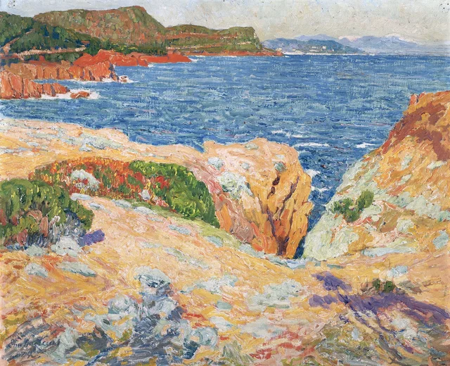 Mediodía en el Esterel (Costa Azul), Émile Claus