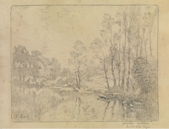 Manhã de outubro às margens do Lys, Émile Claus