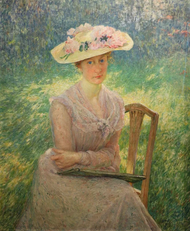 Retrato de Jenny Montigny, Émile Claus