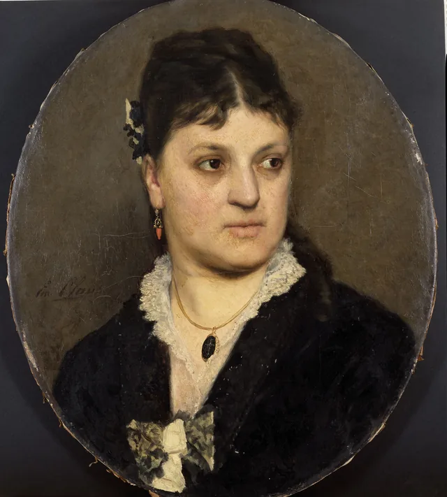 Retrato da artista Marie Moreels, Émile Claus