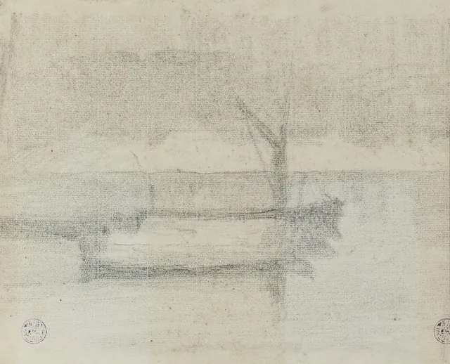 Estudo dos barcos, Émile Claus
