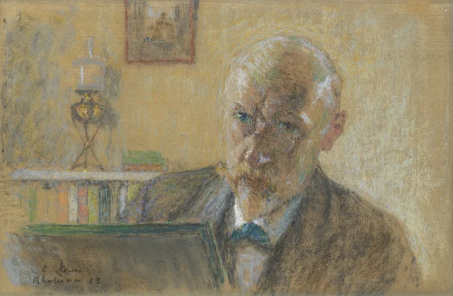 Autorretrato, Émile Claus
