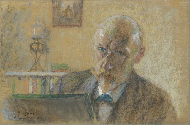 Autorretrato, Émile Claus