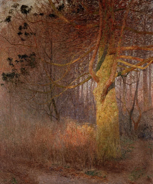 Árbol al sol, Émile Claus