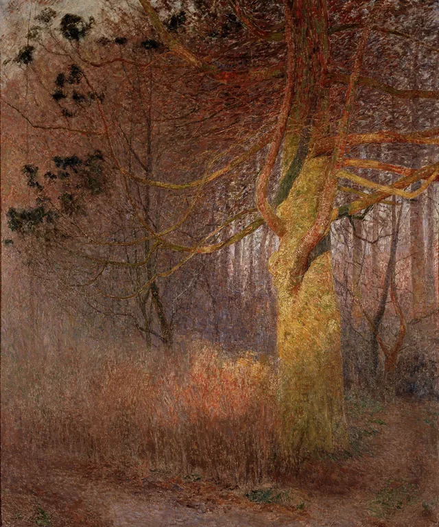 Árvore ao sol, Émile Claus