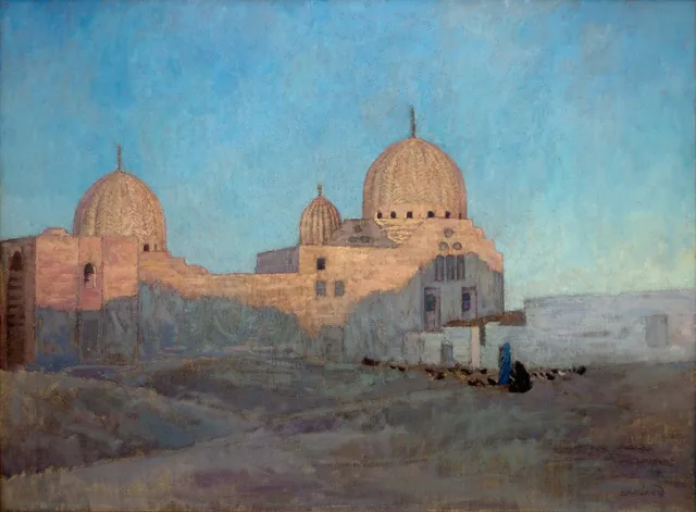 As cúpulas da mesquita de Barquq, Cairo, Émile-René Ménard