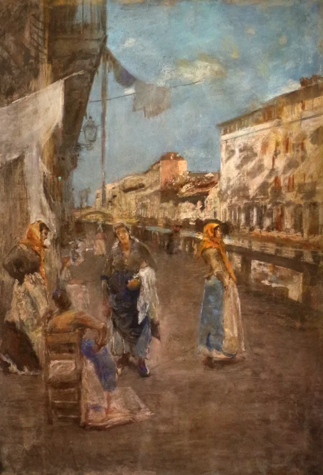 Washerwomen on the Naviglio