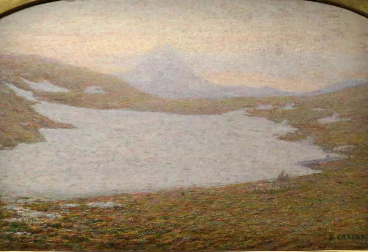 Spring in the High Mountains, Emilio Longoni