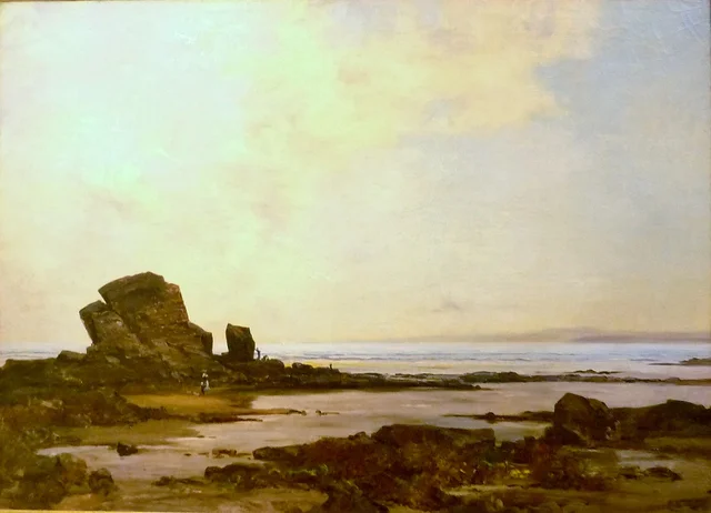 干潮のドゥアルヌネ湾