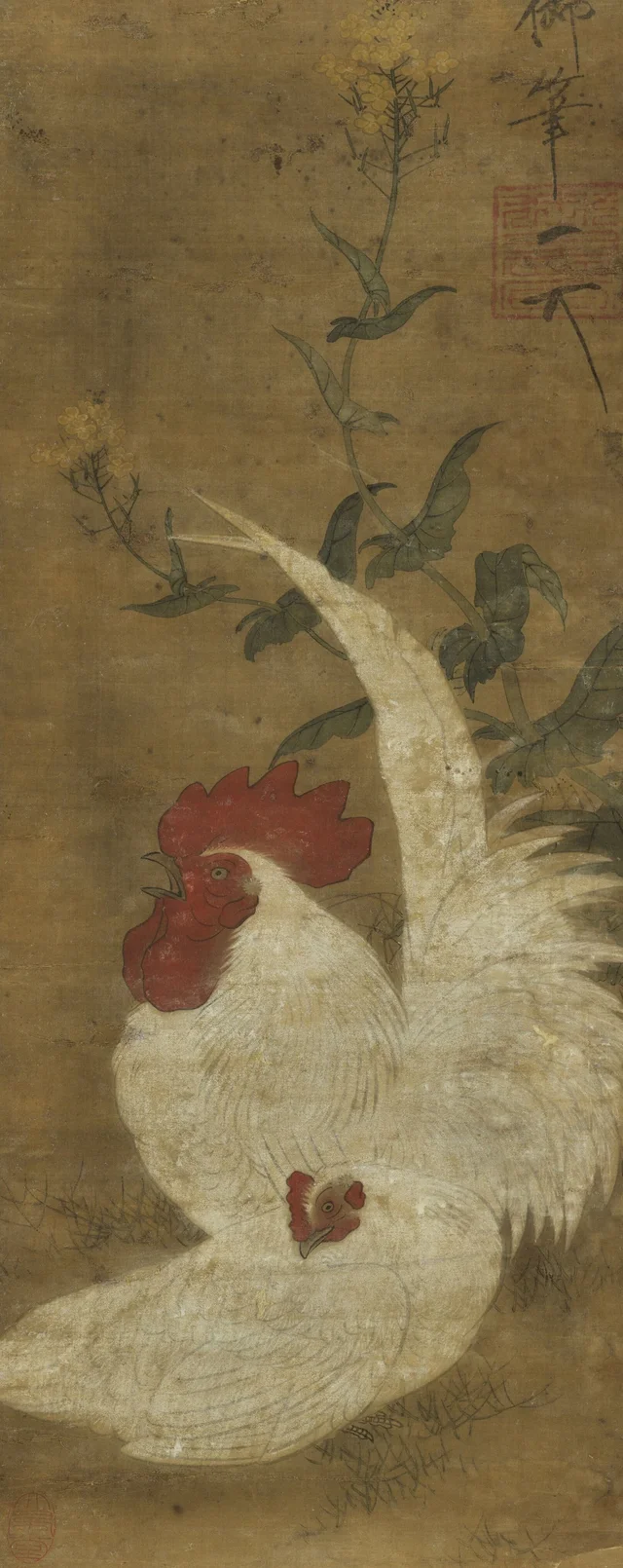 White Rooster and Hen, Empereur Huizong