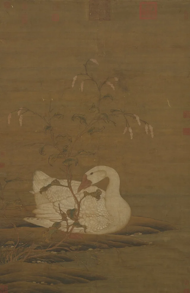 White Goose and Red Polygonum, Empereur Huizong