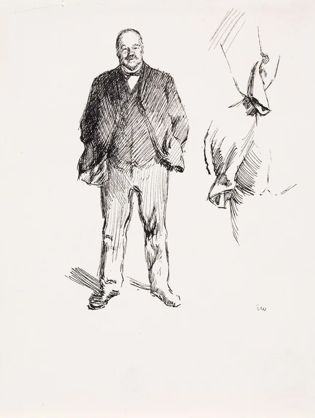 ヨナス・リー『ギーリエの家族』の挿絵のための準備習作、コペンハーゲン、1903年