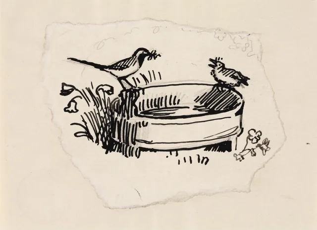 ヨナス・リー『ギーリエの家族』の挿絵のための準備習作、コペンハーゲン、1903年