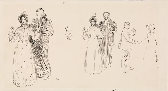 ヨナス・リー『ギーリエの家族』の挿絵のための準備習作、コペンハーゲン、1903年