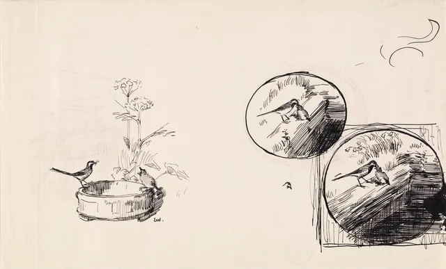 ヨナス・リー『ギーリエの家族』の挿絵のための準備習作、コペンハーゲン、1903年