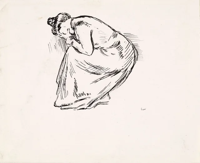 ヨナス・リー『ギーリエの家族』の挿絵のための習作、コペンハーゲン、1903年