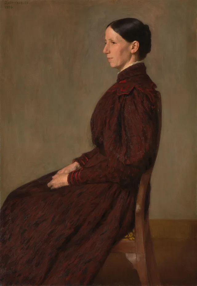 Retrato de la señora Anna Dick, Erik Werenskiold