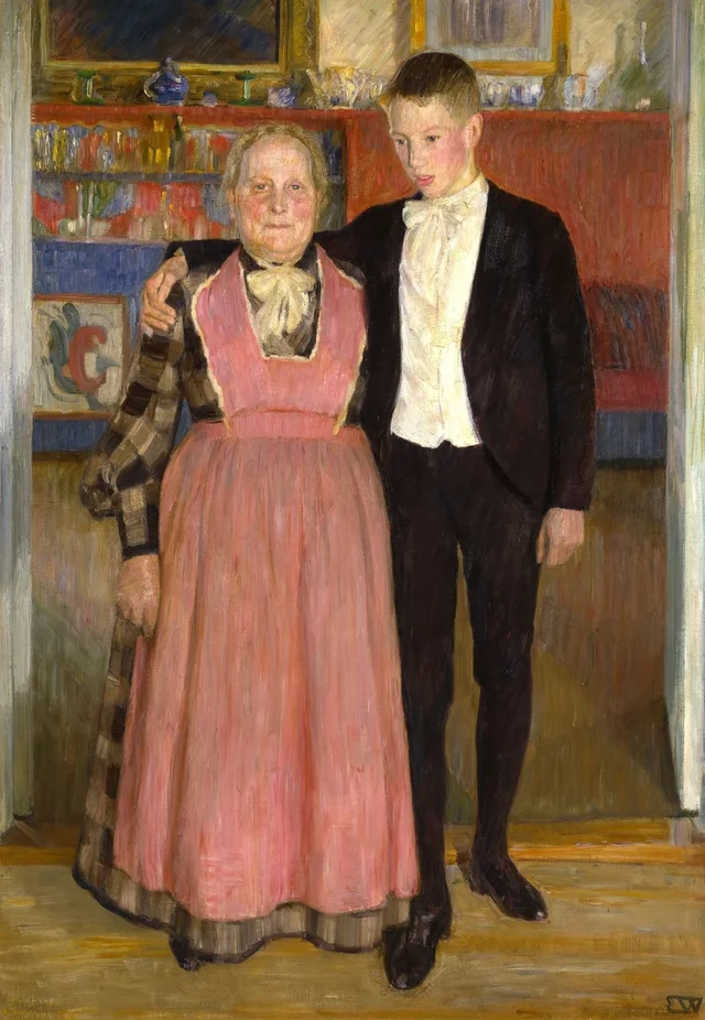 La vieja niñera, Erik Werenskiold