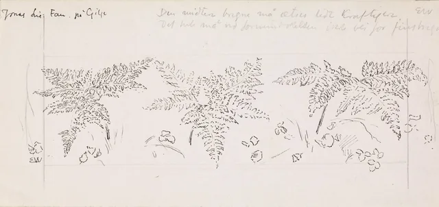 ヨナス・リー『ギーリエの家族』の挿絵、コペンハーゲン、1903年