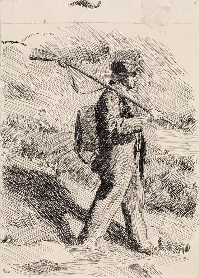 ヨナス・リー『ギーリエの家族』の挿絵、コペンハーゲン、1903年