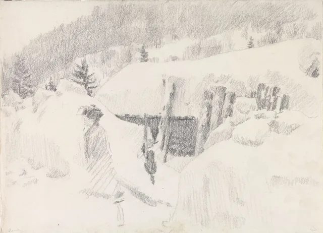 ヨナス・リー『ギーリエの家族』の挿絵、コペンハーゲン、1903年