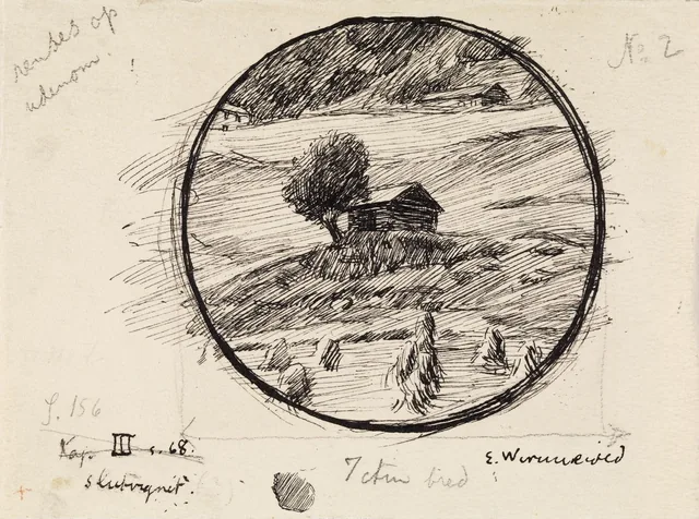 ヨナス・リー『ギーリエの家族』の挿絵、コペンハーゲン、1903年
