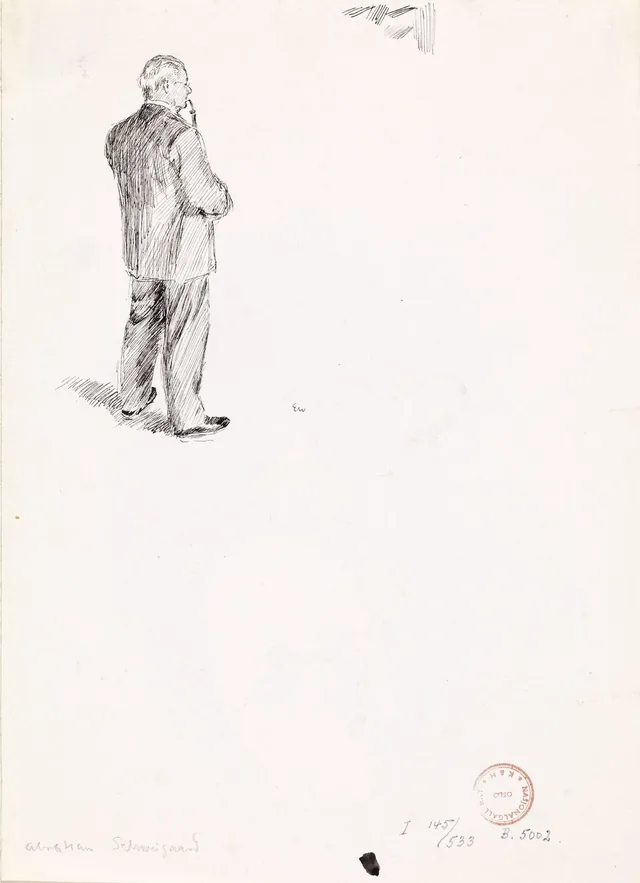 男の姿の習作