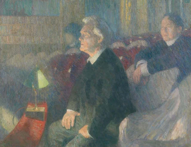 Retrato de Bjørn Bjørnson, director del Teatro Nacional
