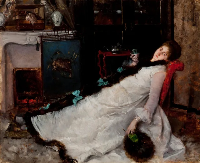 Resting, Ernest Ange Duez
