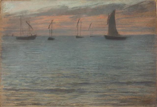 A Seascape at Sunset
