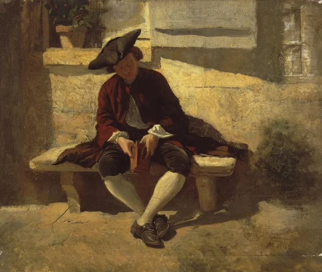 Joven con un libro