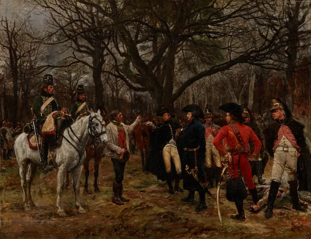 情報(ドゼー将軍と農民), エルネスト・メソニエ