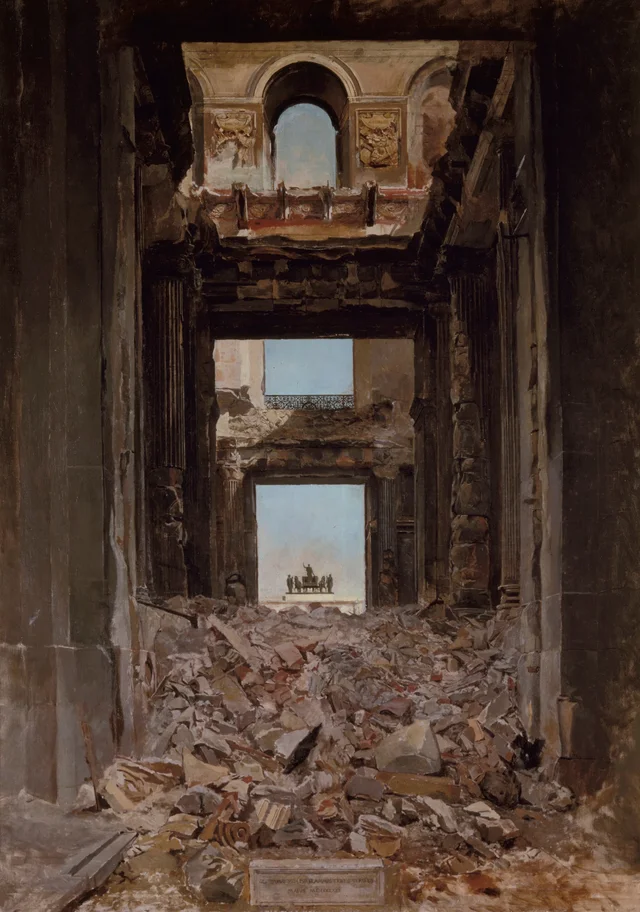 Las ruinas de las Tullerías