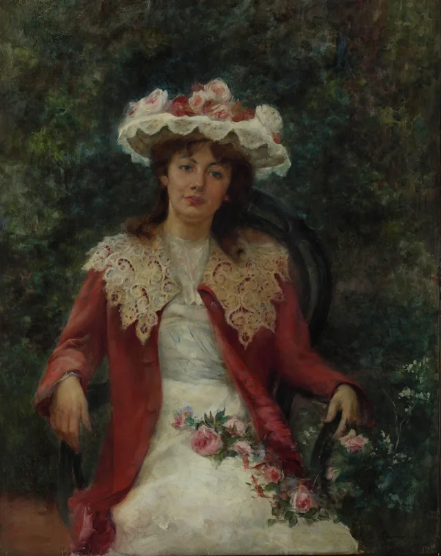 No jardim, Ernesto de la Cárcova