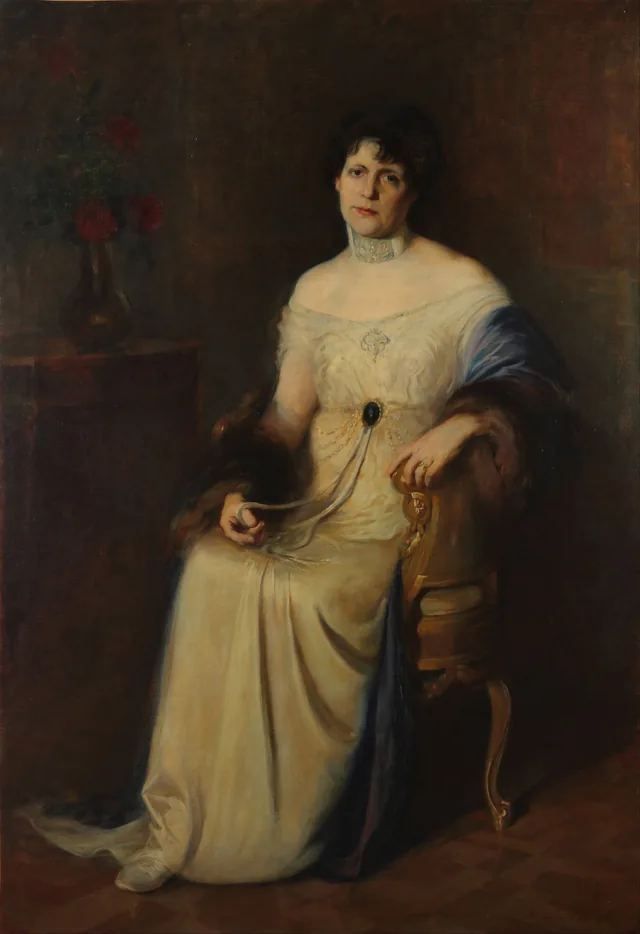 Retrato da esposa do artista, Ernesto de la Cárcova