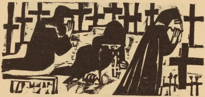 Hora mortis (La hora de la muerte), Umbra Vitae, Ernst Ludwig Kirchner