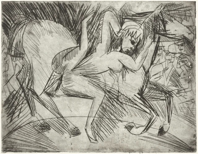 Acrobate à cheval