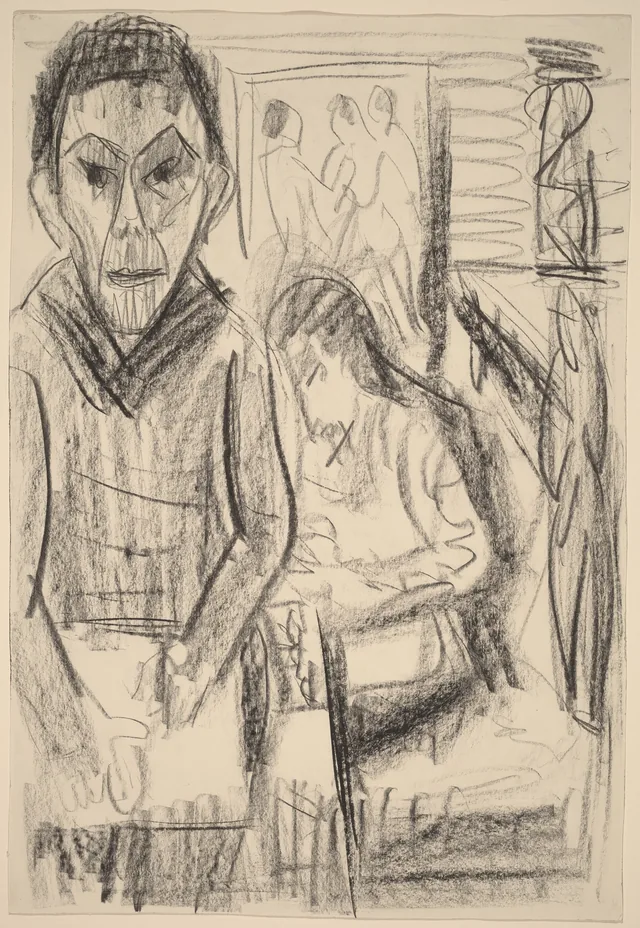 Self-Portrait in the Studio