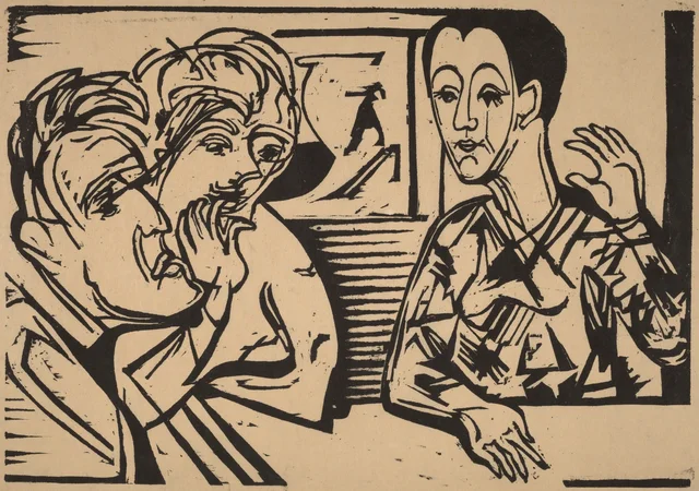 Conversation, Ernst Ludwig Kirchner