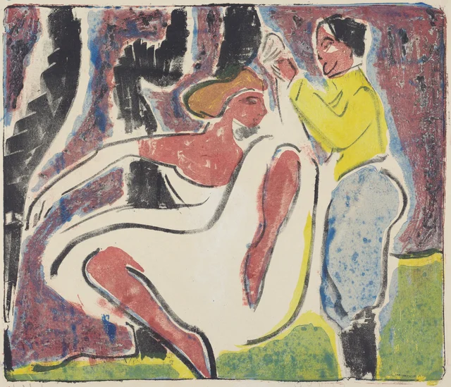 Bailarines rusos, Ernst Ludwig Kirchner
