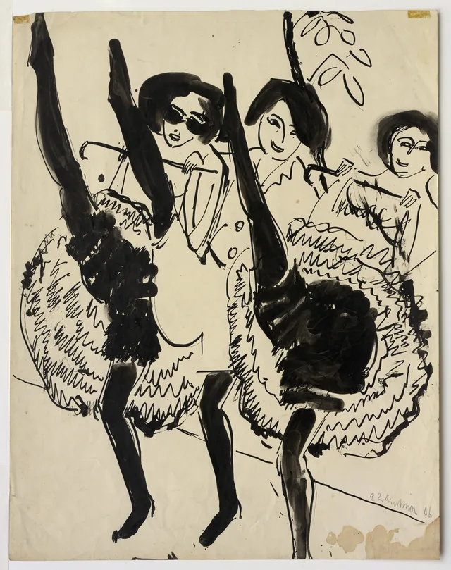 Bailarinas, Ernst Ludwig Kirchner