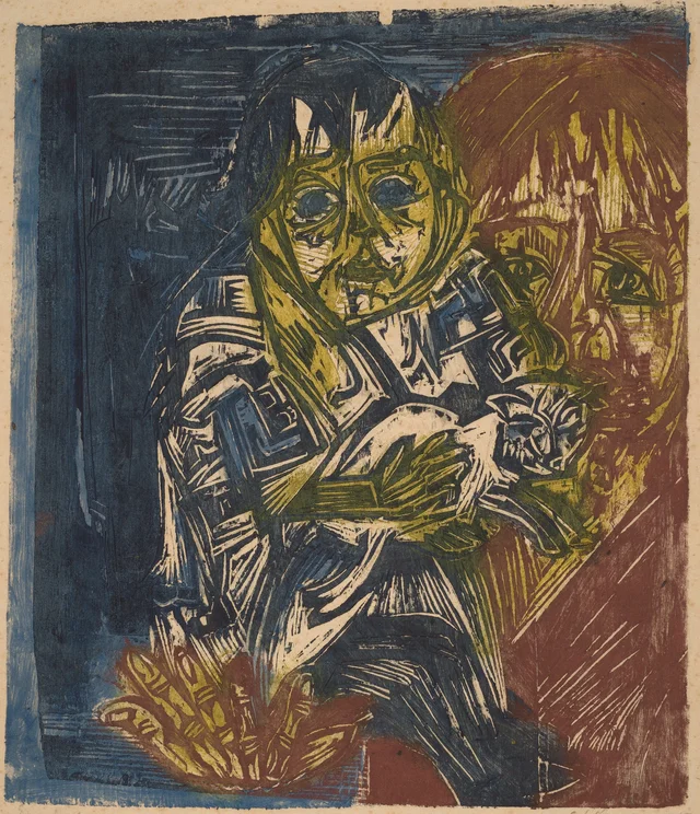 Young Woman with a Child