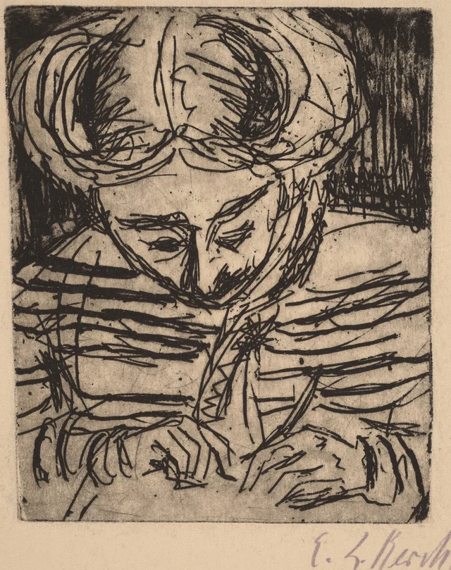 Jeune fille dessinant