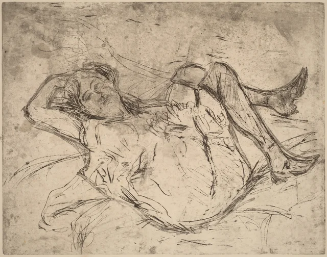 Jeune fille rêvant