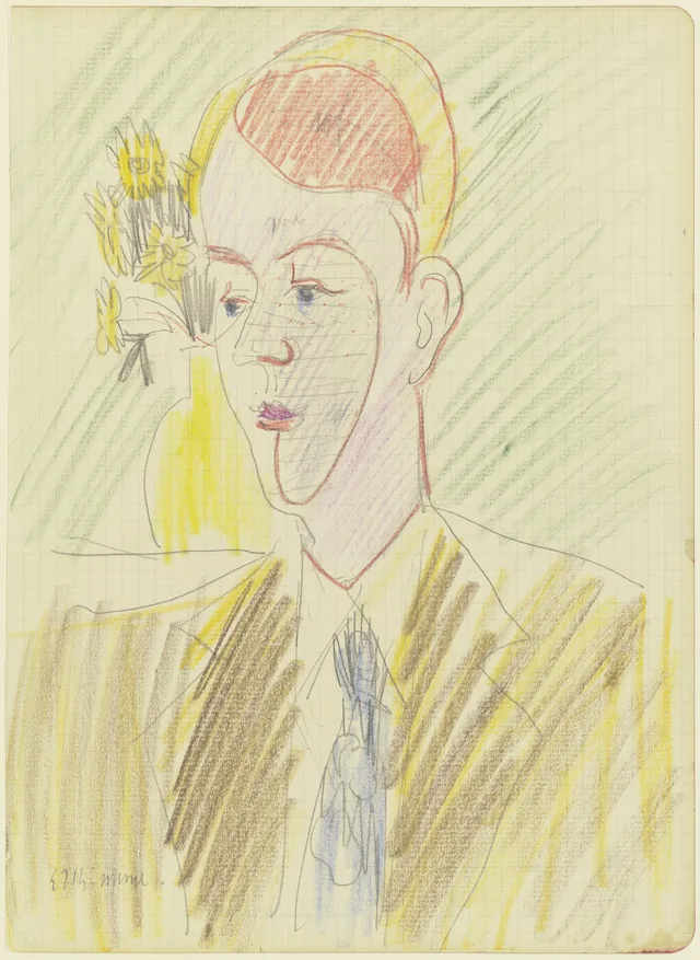 Red-Haired Young Man, Ernst Ludwig Kirchner