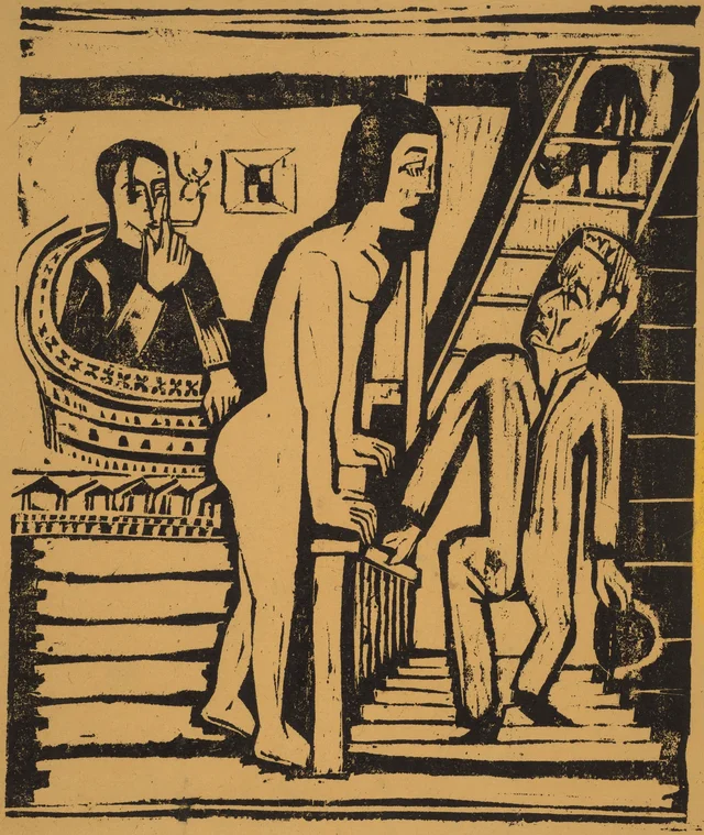 La visita, Ernst Ludwig Kirchner