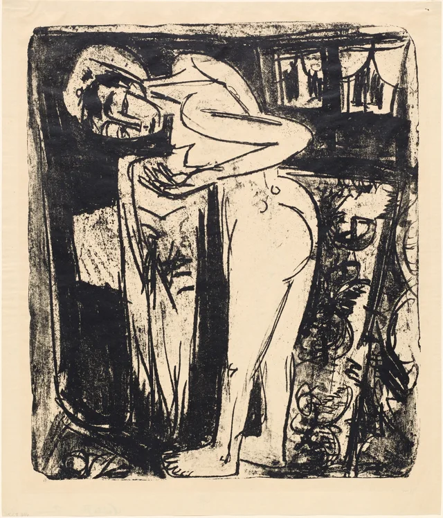Standing Nude in a Room