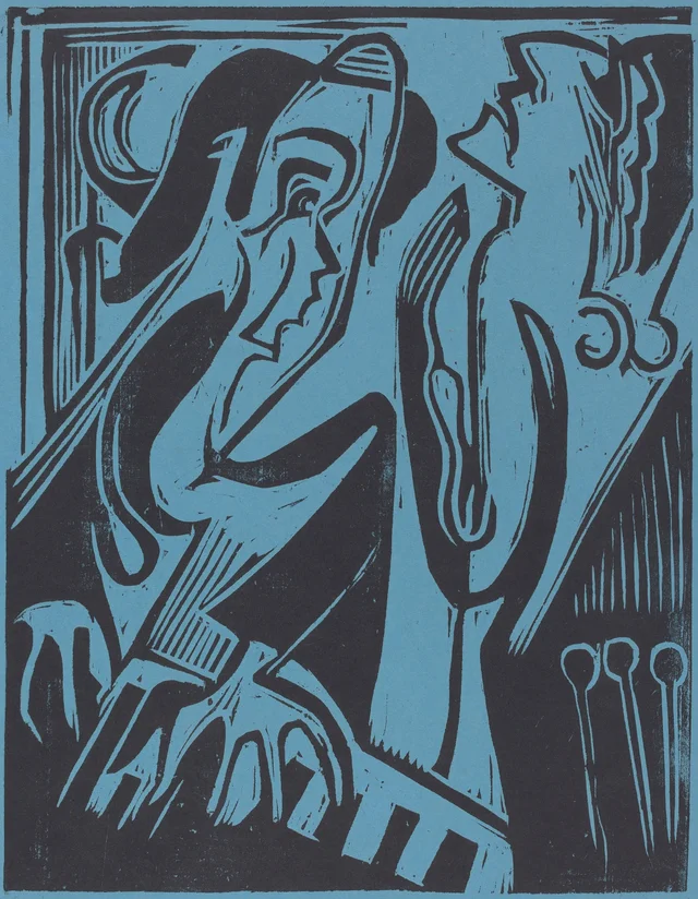 Pianist and Singer, Ernst Ludwig Kirchner