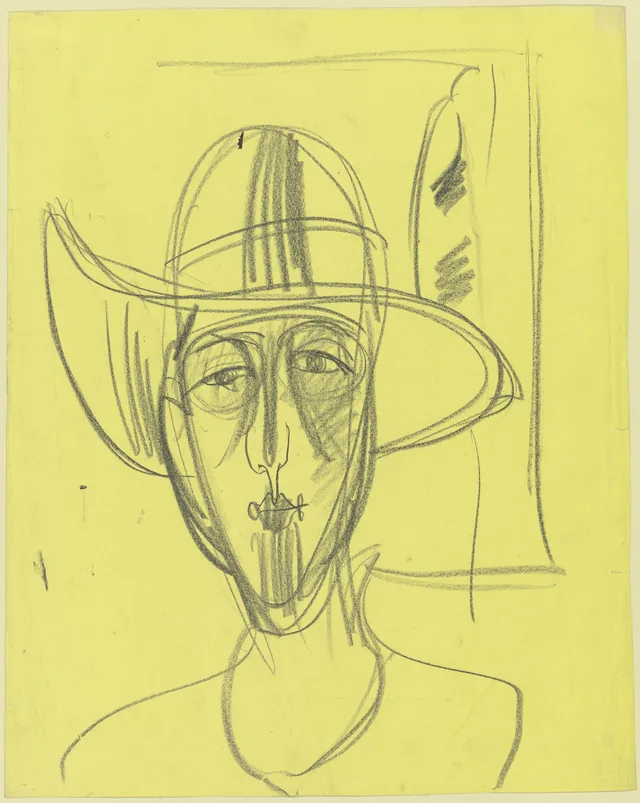 Portrait of Ester Haufler, Ernst Ludwig Kirchner