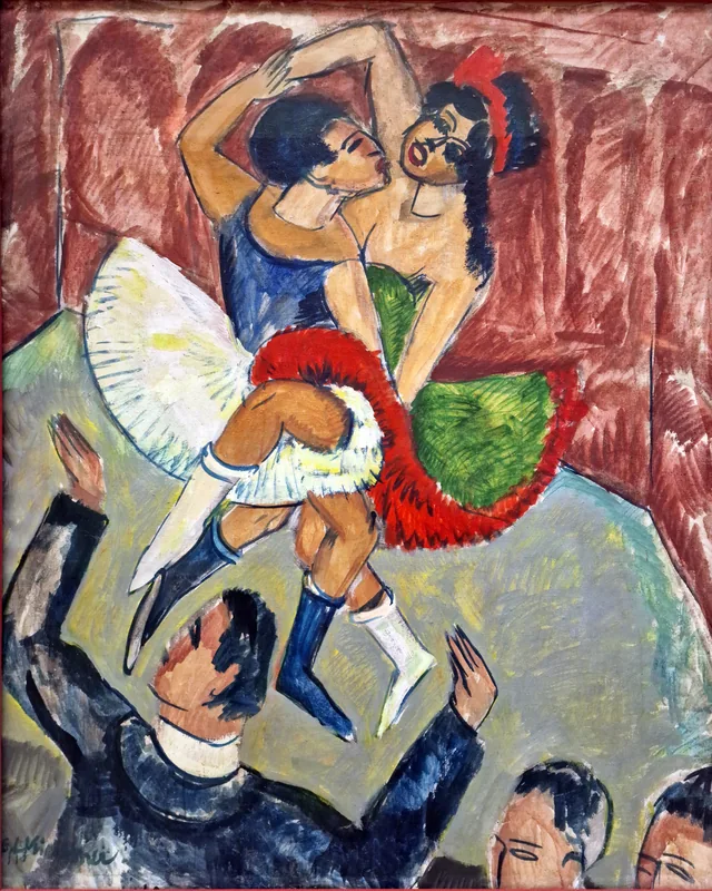 Escena de baile, Ernst Ludwig Kirchner